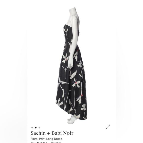 Sachin + Babi Noir Strapless High-Low Dress - Picture 2 of 4